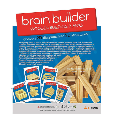 Ekta BRAIN BUILDER WOODEN BLOCKS