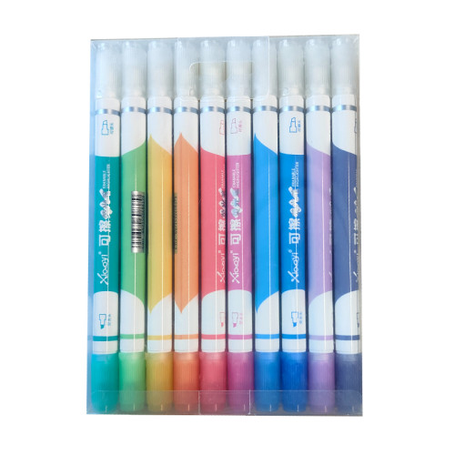 Double side erasable highlighter