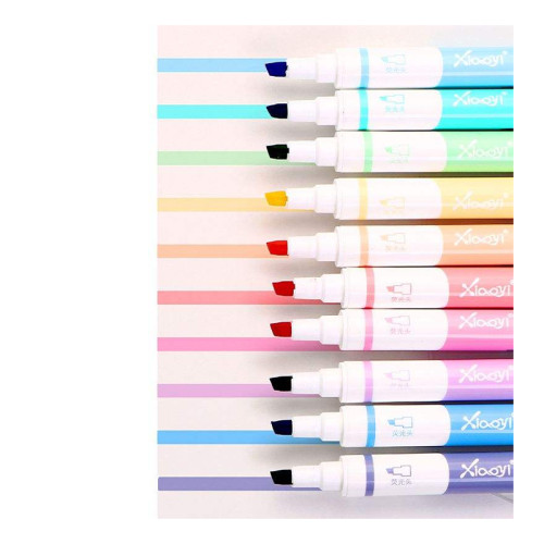 Double side erasable highlighter