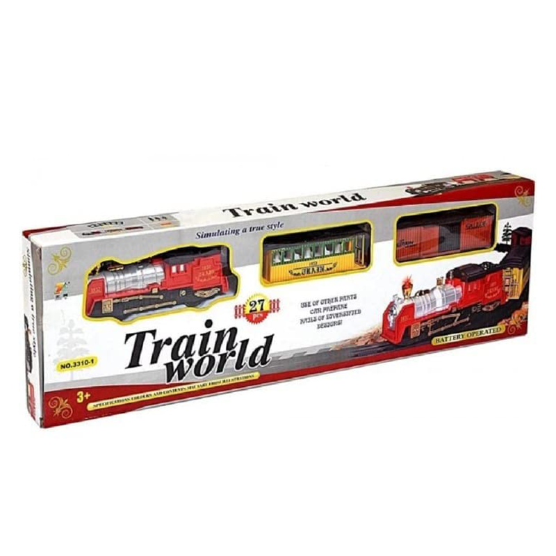 Musical Classic Train World Toy Train Track Set for Kids
